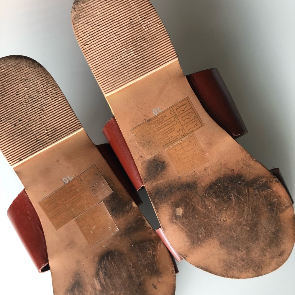 Forever 21 Chestnut Slides Sandal - Picture 4 of 4